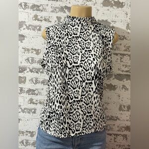 Olivia Rae Animal Print Blouse